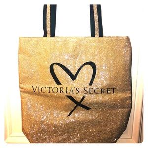 Victoria Secret glitter Beach Bag